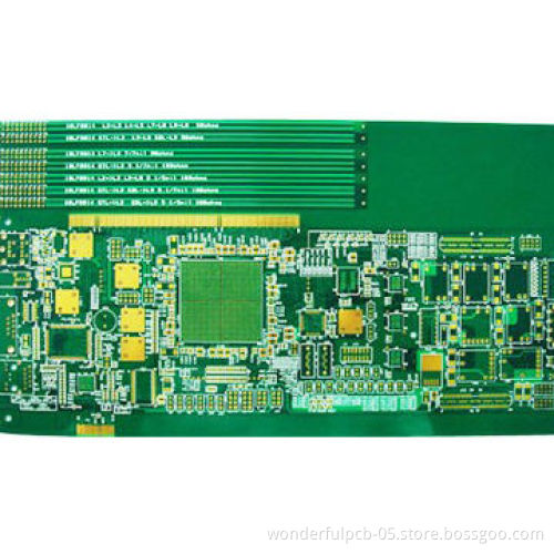 Communication board with immersion gold + gold finger